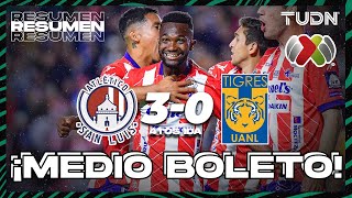 HIGHLIGHTS  Atl San Luis 30 Tigres  Liga MxAP20244tos de FinalIDA  TUDN [upl. by Durwin]