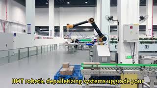 IIMT Robotic Depalletizing System with 6 Axis Cobot Arm [upl. by Dione]