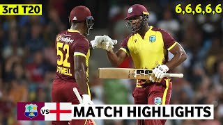 West Indies vs England 3rd T20 Highlights 2024  WI vs ENG 2024  WI vs ENG 3rd T20 Highlights 2024 [upl. by Junji]