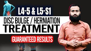 Get Rid Of L4 L5 And L5 S1 Disc Bulge With This Home Treatment  Guaranteed Results [upl. by Enyawd]