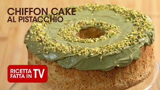 CHIFFON CAKE AL PISTACCHIO di Benedetta Rossi  Ricetta TV Fatto in Casa per Voi [upl. by Dedrick589]