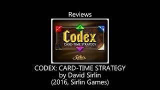 Codex Review by All the Games You Like Are Bad [upl. by Norri]