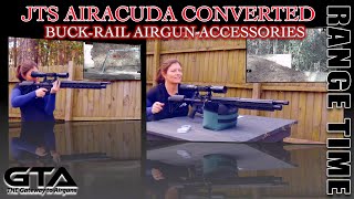 BUCK RAIL amp JTS AIRACUDA STANDARD – Range Time – Gateway to Airguns [upl. by Caril803]