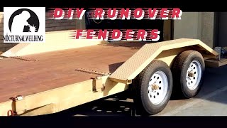 DIY RUNOVER TRAILER FENDERS [upl. by Candida]