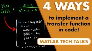 4 Ways to Implement a Transfer Function in Code  Control Systems in Practice [upl. by Hsiwhem48]