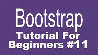 Bootstrap Tutorial For Beginners 11  Get Started with Font Awesome and Adding Social Icons [upl. by Annasor]