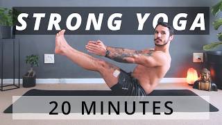 20 Min Strong Vinyasa Flow  Daily Full Body Yoga Practice [upl. by Selim]