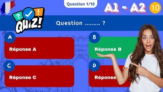 Testez votre niveau en français  Français Test TCF A1A2 quiz FRENCH [upl. by Bierman]