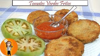 Tomates Verdes Fritos  Receta de Cocina en Familia [upl. by Gorga934]