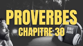 PROVERBE 30  LA BIBLE AUDIO avec textes [upl. by Utta]