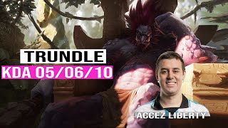 Trundle vs Rammus Jungle  Accez Liberty  Challenger BR Patch 141 Season 14 [upl. by Hilleary]