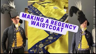 How To Make a Mens Regency Waistcoat [upl. by Ecerahs868]