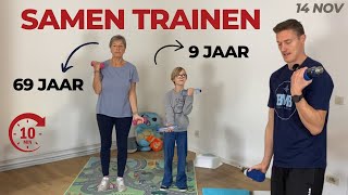 Nodig je GROOTOUDER uit om deze TRAINING SAMEN te doen 10 min oefeningen [upl. by Evangelin]