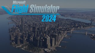 FS2024 Sightseeing flight over New York [upl. by Edan]