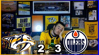 Predators fan reacts to Oilers game Game 17 111424 [upl. by Warford]