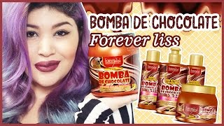 BOMBA DE CHOCOLATE  FOREVER LISS Hidratação NoLow Poo [upl. by Anitsirhc384]