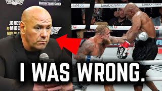 Dana White MOCKS Jake Paul After Mike Tyson FIGHT [upl. by Verile389]