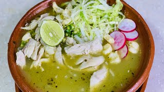 Pozole verde delicioso y rápido [upl. by Jacenta]