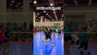 Nationals in Las Vegas Skyline 14 black 1 Right side kill skyline volleyball nationals [upl. by Htrow176]