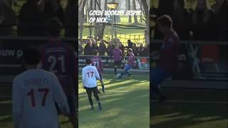 Jasper op Nick ⚽️  football soccer assist goal holidayswithyoutube shorts shortsvideo fyp [upl. by Downey254]