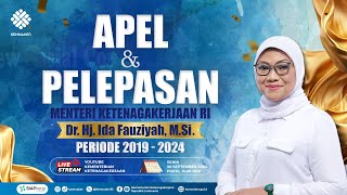 Apel dan Pelepasan Menteri Ketenagakerjaan RI Periode Jabatan 2019  2024 [upl. by Ludwigg]