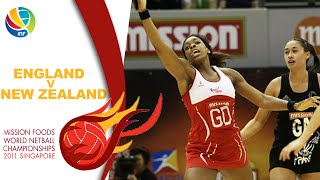 SF I Eng v NZ I World Netball Championships 2011 [upl. by Sido975]