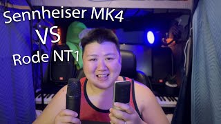 Rode NT1 vs Sennheiser MK4  Short VO Mic Test [upl. by Sylram]