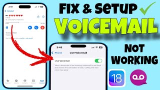 Fix iPhone Voicemail Not Working  How To Setup Voicemail On iPhone In India  Voicemail Greeting [upl. by Gladi]