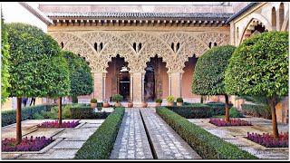 HISTORIAS DESDE LA PALMERA 75  LA ALJAFERÍA DE ZARAGOZA EN IMÁGENES [upl. by Annaili435]