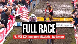 FULL RACE 2024 Superprestige Middelkerke  Noordzeecross [upl. by Ikoek]