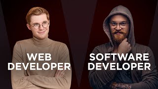 Software developer vs web developer  whats the difference [upl. by Anala]