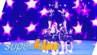 Cheer Academy German Peewees Acrobatic Cheerleading  Superkids [upl. by Rogerio]