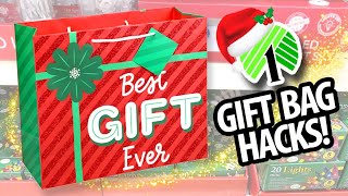 🎄25 BRILLIANT Dollar Tree Gift Bag DIYs amp HACKS for Christmas 2024 [upl. by Yesak489]