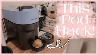 Nespresso Hack  Plus My New Vertuo Pop Machine [upl. by Alliehs744]