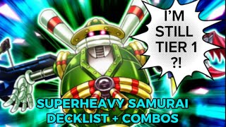 SUPERHEAVY SAMURAI RANKED DUELS IN JULY 2024  decklist and main combo  YuGiOh Master Duel [upl. by Pacorro]