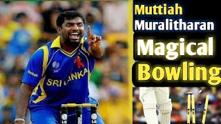 Magical Wickets of  Muttiah Muralitharan  Mastery of leg spin [upl. by Zildjian]