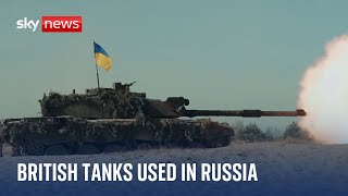 British Challenger 2 tanks have been used inside Russia by Ukrainian troops Sky News understands [upl. by Ott]