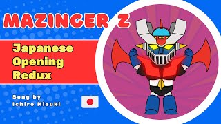 Mazinger Z original Japanese opening Remix my 2d animation tribute 🤖 [upl. by Hcurab]