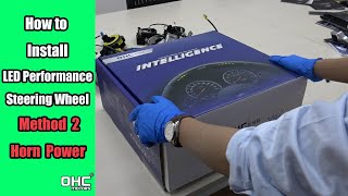 How to install the LED Performance Steering Wheel Method 2 NEW [upl. by Lamrouex]