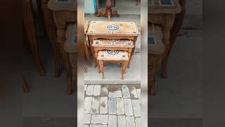 Wooden Table Set Furniture Catalog  Wholesale Furniture Market Latest Furniture Design woodentable [upl. by Oidacra]