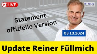 Reiner Fuellmich  20241003 – Statement inkl PDFSchriftsatz [upl. by Cohlier]