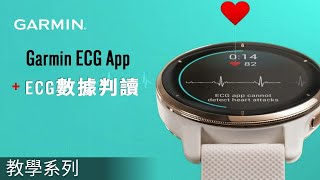 【教學】Garmin ECG App ECG數據判讀 [upl. by Gitlow549]