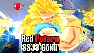 Red Potara SSJ3 Goku And His INFINITE Instant Transmission Spam Budokai Tenkaichi 3 [upl. by Eniretac]