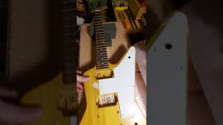 Lynyrd Skynyrds Allen Collins 1958 Gibson Korina Explorer replica build [upl. by Gninnahc]