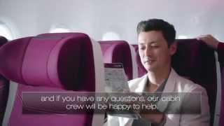 Qatar Airways Safety Video  Airbus A380 [upl. by Adimra]