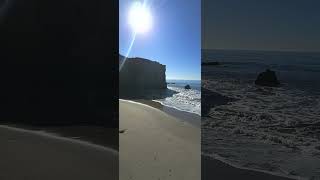 Malibu Sunrise beach waves travel ocean malibu malibubeach malibusurf [upl. by Negriv292]