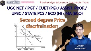 Second degree price discrimination  Price discrimination [upl. by Brooking]