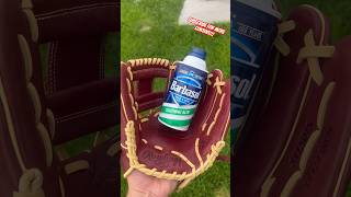 Break in Your BaseballSoftball Glove FAST Proven Shaving Cream Method [upl. by Sitoiyanap]