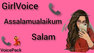 ladki ki awaaj  assalamualaikum  Salam  Female Voice  GirlVoice  Urdu Hindi larki ki awaz hello [upl. by Neehar]