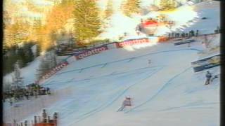 Kitzbühel 2004 WC syöksy [upl. by Deehahs]